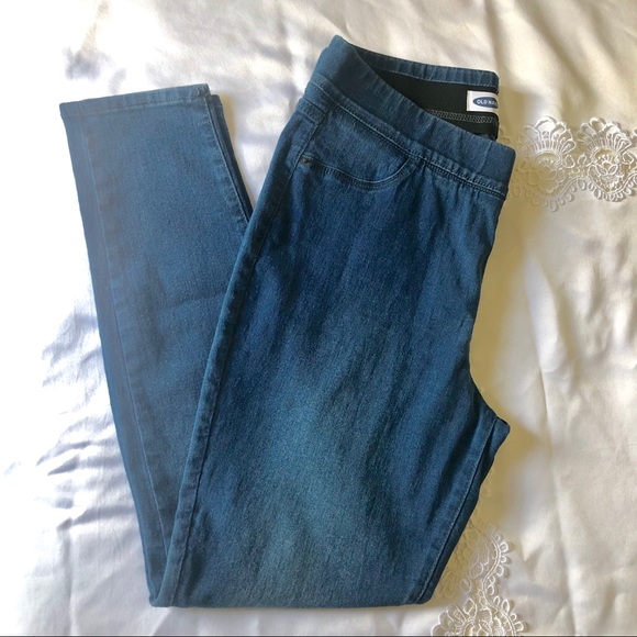 old navy super skinny pull on jeggings